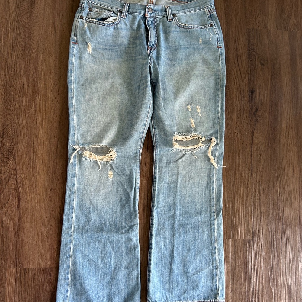 Abercrombie & Fitch Women’s Light Blue Bootcut Jeans